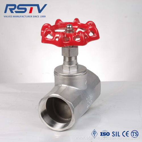 Stainless Steel Screwed NPT BSPT BSPP Globe Valve